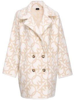 Pinko: Двубортное пальто  Love Birds