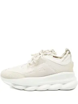 Versace Pre-Owned: Белые кроссовки 