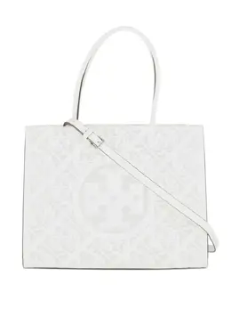 Tory Burch: Белая сумка-шоппер 