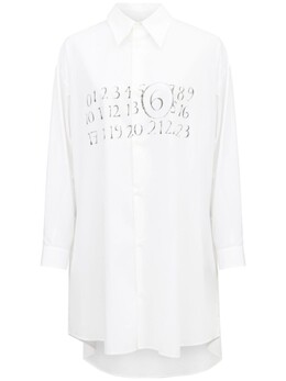 MM6 Maison Margiela: Платье-рубашка 