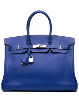 Hermès Pre-Owned: Голубая сумка 