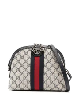 Gucci: Голубая сумка  Ophidia GG