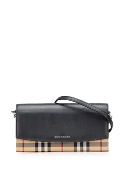 Burberry Pre-Owned: Коричневый кошелёк 