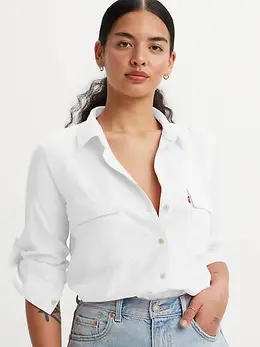 Levi's: Белая рубашка 