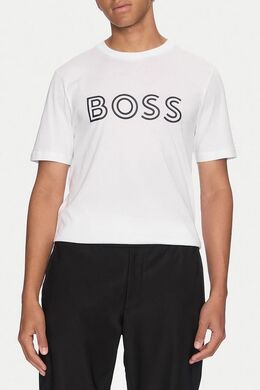 BOSS: Хлопковая футболка 