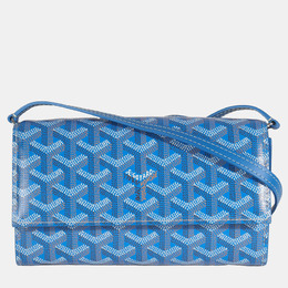Goyard: Голубой кошелёк 