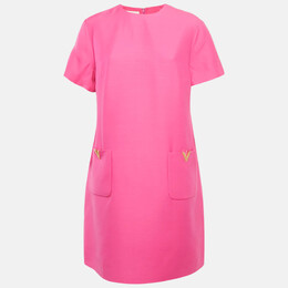 Valentino: Розовое платье 