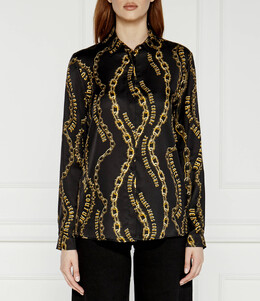 Versace Jeans Couture: Чёрная рубашка 
