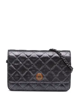 CHANEL Pre-Owned: Серебристый кошелёк 