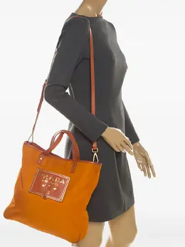 Prada Pre-Owned: Оранжевая сумка-шоппер 