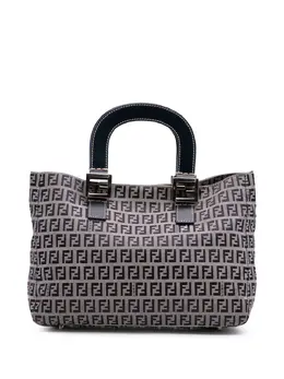 Fendi Pre-Owned: Коричневая сумка-шоппер 