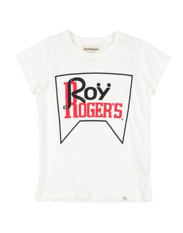 ROŸ ROGER'S: Белая футболка 