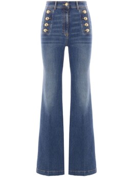 Elisabetta Franchi: Джинсы с завышенной талией 