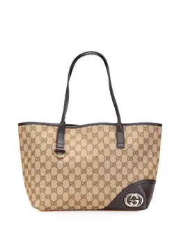 Gucci Pre-Owned: Коричневая сумка-шоппер 