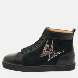 Christian Louboutin: Чёрные кроссовки 