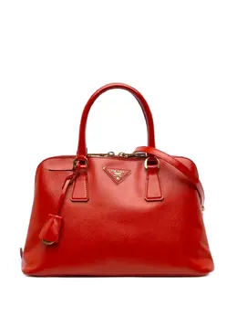 Prada Pre-Owned: Оранжевая сумка 