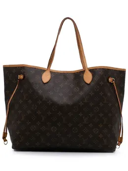 Louis Vuitton Pre-Owned: Коричневая сумка-шоппер 