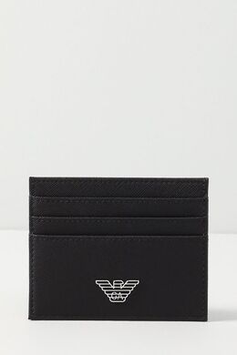 EMPORIO ARMANI: Чёрный картхолдер 