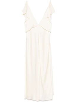 Jil Sander: Атласное платье 