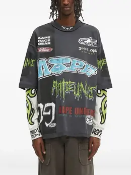 AAPE BY *A BATHING APE®: Футболка с принтом 