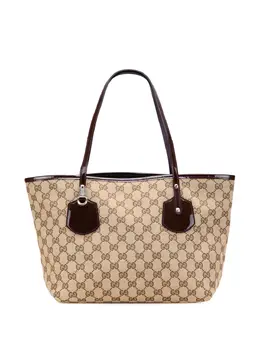 Gucci Pre-Owned: Коричневая сумка-шоппер 