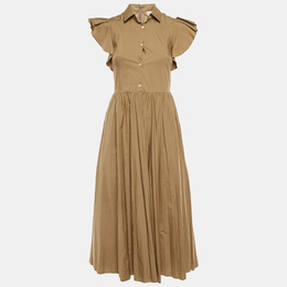RED Valentino: Платье цвета хаки 