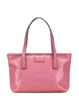Gucci Pre-Owned: Розовая сумка-шоппер 