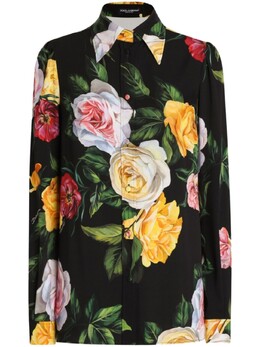 Dolce & Gabbana: Рубашка с принтом 