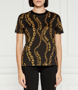 Versace Jeans Couture: Чёрная футболка 