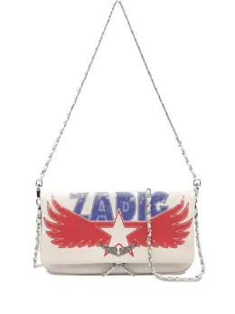 Zadig&Voltaire: Белая сумка через плечо  Rock Nano