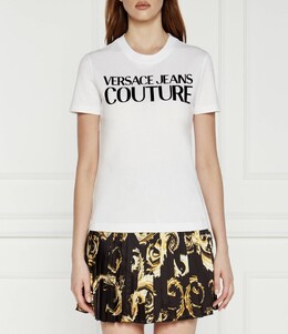 Versace Jeans Couture: Белая футболка 