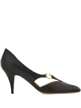 Ferragamo: Чёрные туфли  Gancini