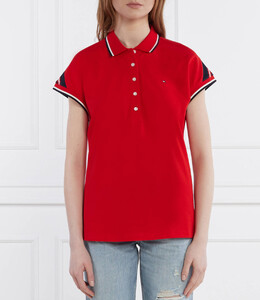 Tommy Hilfiger: Красное поло 