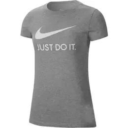 NIKE: Серая футболка 