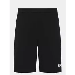 EA7 EMPORIO ARMANI: Чёрные шорты 