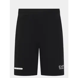EA7 EMPORIO ARMANI: Чёрные шорты 