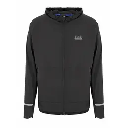 EA7 EMPORIO ARMANI: Чёрная куртка 