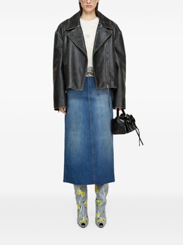 Acne Studios: Кожаная куртка 