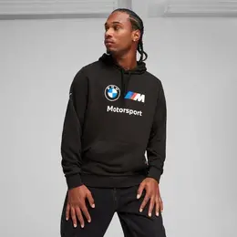 PUMA: Чёрная толстовка  BMW Motorsport