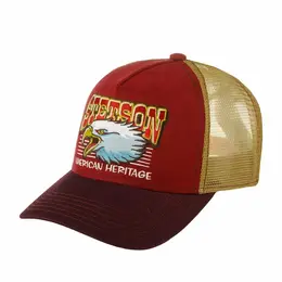 STETSON: Бордовая кепка 