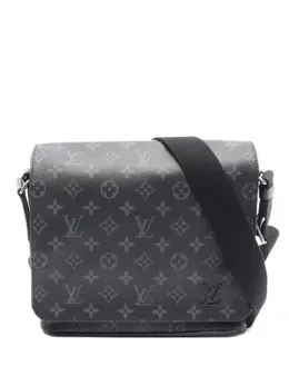 Louis Vuitton Pre-Owned: Чёрная сумка 