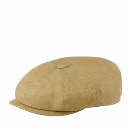 STETSON: Бежевая кепка 