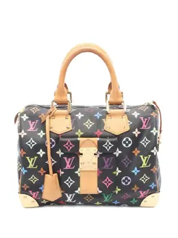 Louis Vuitton Pre-Owned: Чёрная сумка-шоппер 