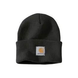 Carhartt WIP: Чёрная шапка  Watch Hat