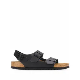 Birkenstock: Чёрные сандалии  Milano