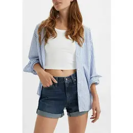Levi's: Тёмные шорты 