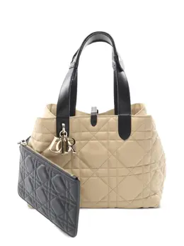 Christian Dior Pre-Owned: Бежевая сумка-шоппер 