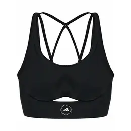 adidas by Stella McCartney: Чёрный топ 