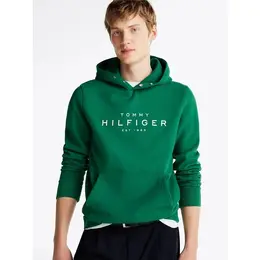 TOMMY HILFIGER: Зелёная толстовка 