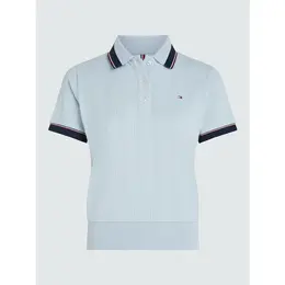 TOMMY HILFIGER: Голубое поло 